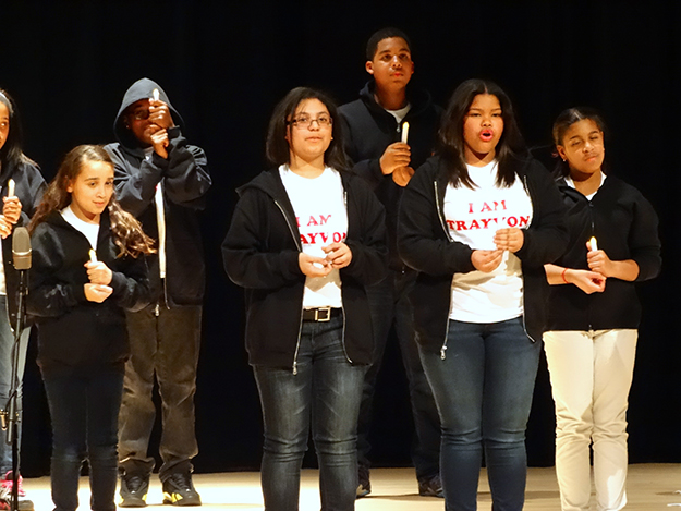 Paul Cuffee students in play about Trayvon Martin