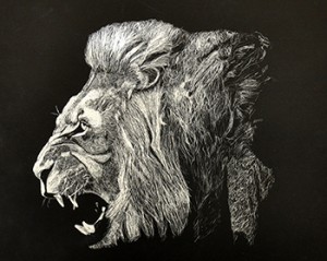 sketched-lion-news